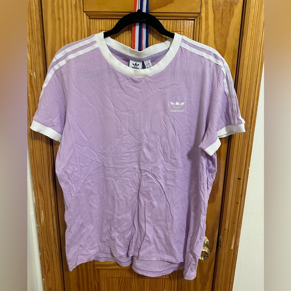 ADIDAS PURPLE SHIRT